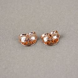 Tarraxa Rose Borboleta Grande 1 Par