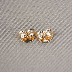 Tarraxa Dourada Borboleta Grande 1 Par