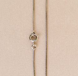 Colar veneziana ródio negro 40+5cm 